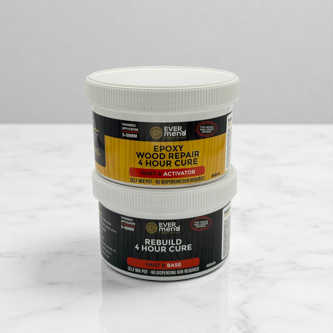 Evermend Epoxy Wood Repair:  4 Hour Pot
