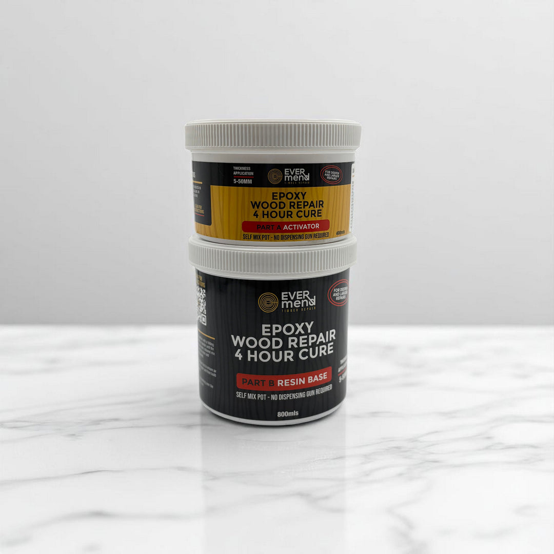 Evermend Epoxy Wood Repair:  4 Hour Pot
