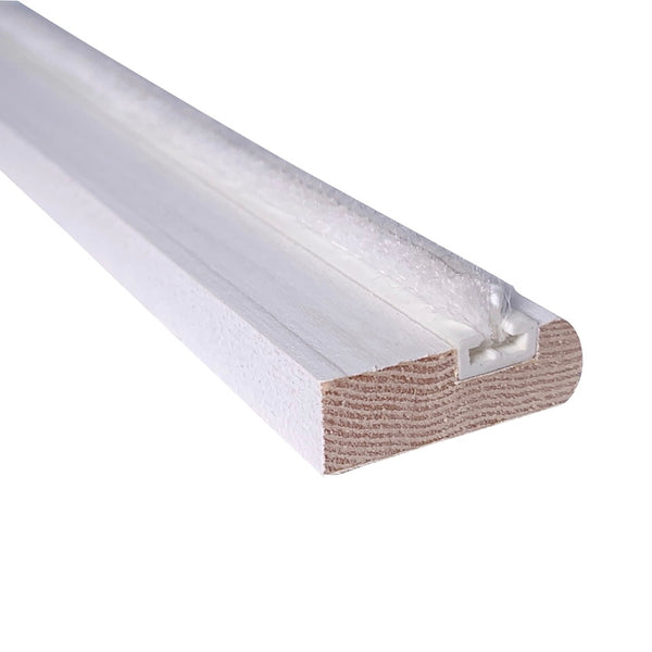 Parting bead with brush seal