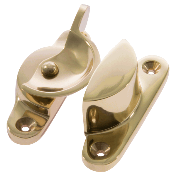 Classic Fitch Fastener - Polished Brass