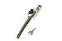 Maxim Security Handle - Right Handed - Polished Brass