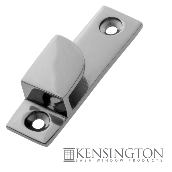 image of double hung sash window straight arm fastener chrome