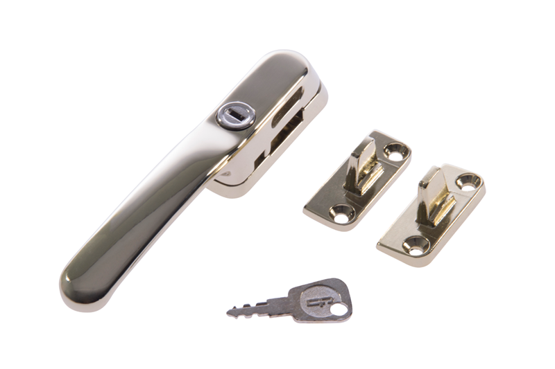 STREAMLINE LOCKING CASEMENT WINDOW FASTENER - HARDEX GOLD – Lock and Latch
