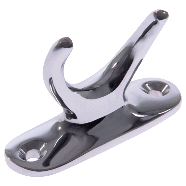 Pole Hook Holder - Polished Chrome