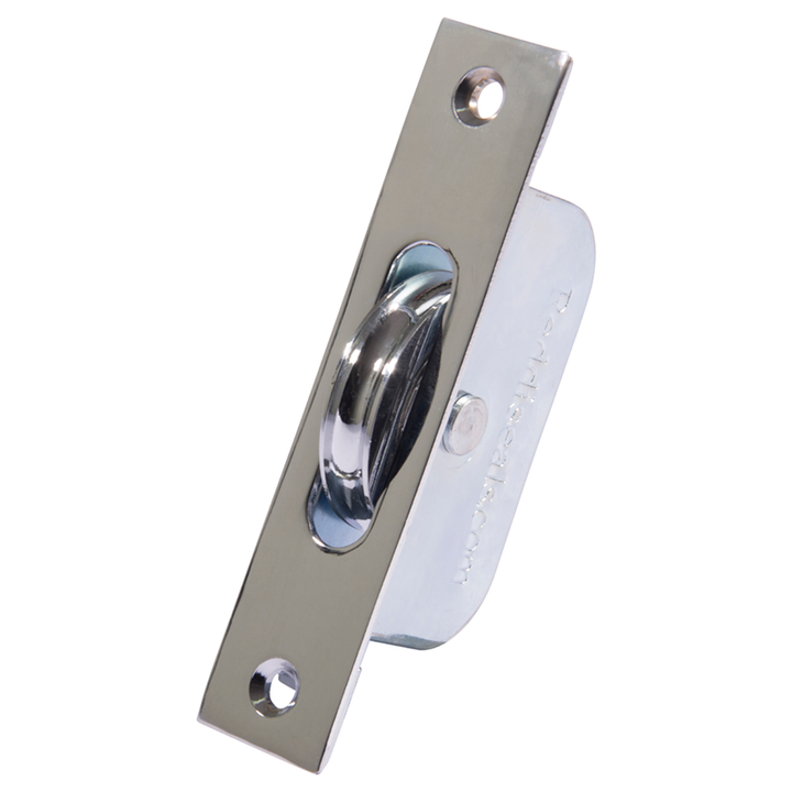 Polished Chrome Sqaure End Sash Pulley Image