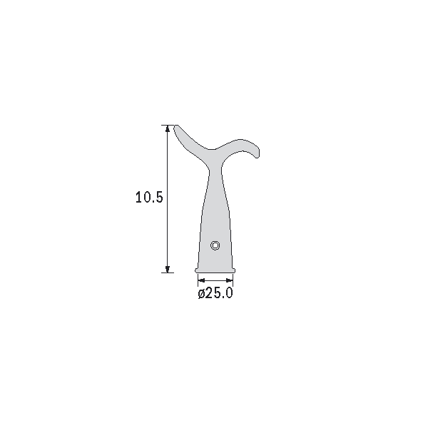 Pole Hook Dimension Diagram