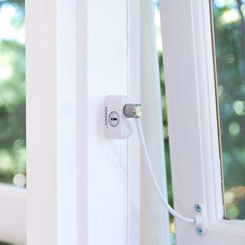 Remsafe Cable Lock Window Restrictor - White